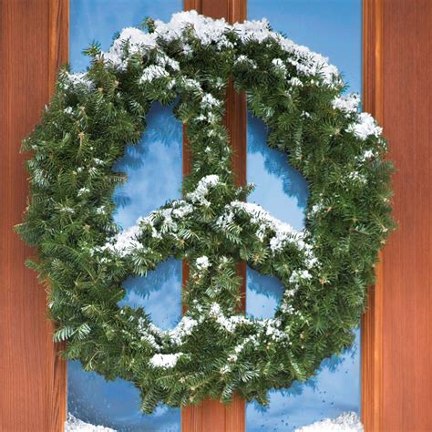 Peace Sign Wreath