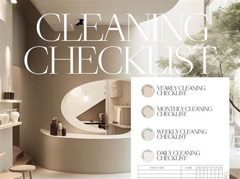 Cleaning Schedule Template Checklist Planner Printable Daily Planner ...