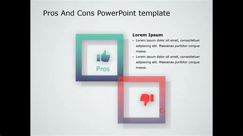 Animated Pros And Cons 7 Powerpoint Template Slideuplift Youtube