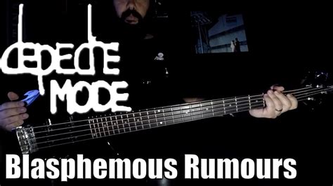 DEPECHE MODE BLASPHEMOUS RUMOURS BASS Cover Subtitled Lyrics