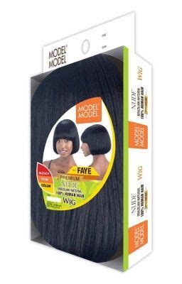 Faye Human Hair Natural Nude Brazilian Full Wig Model Model