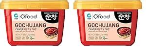Amazon Chung Jung One O Food Medium Hot Pepper Paste Gold Gochujang Chili Paste Korean