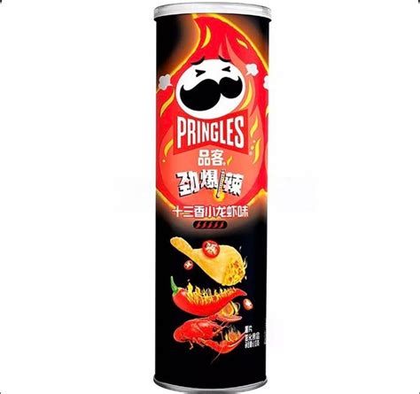 Чипсы картофельные Pringles Super Hot Spicy Crayfish со вкусом Рака под Острым Сычуаньским