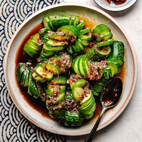 Spicy Asian Cucumber Salad