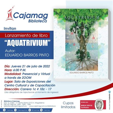 BIBLIOTECA CAJAMAG LANZAMIENTO DEL LIBRO AQUATRIVIUM Cajamag