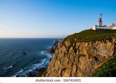 Lighthouse Cape Roca Portugal Stock Photo 1067414501 | Shutterstock