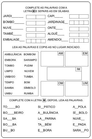 Atividades M Antes De P E B Atividades Pedag Gicas