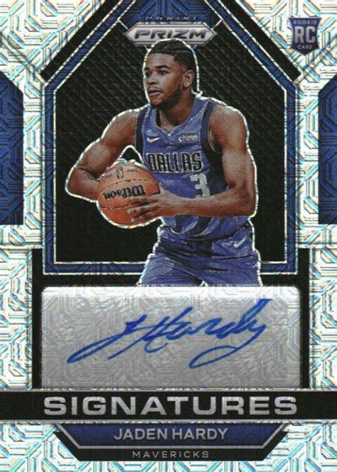 Jaden Hardy 2022 Prizm RSI JHA Rookie Signatures Mojo 25 PSA 10