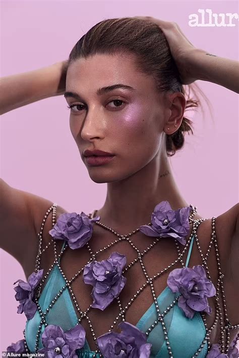 Hailey Baldwin Allure May 2022 Star Style