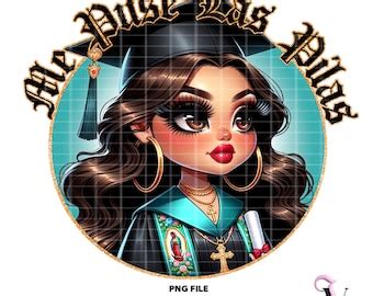 Cafecito Bundle Chicana Chola Chibi Style Latina Shirt Png For Dtf