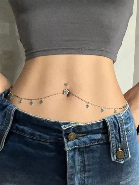 Belly Button Piercing Chain Factory Sale Bellvalefarms