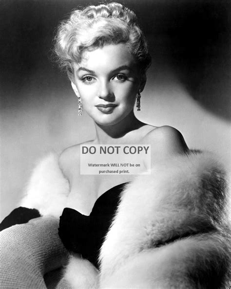 Marilyn Monroe Actress And Sex Symbol X Publicity Photo Bt