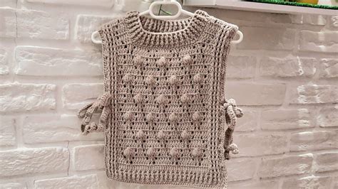 VERY BEAUTIFUL CROCHET VEST ÖNLÜK SÜVETER ZARA MODEL YELEK ÇOK KOLAY