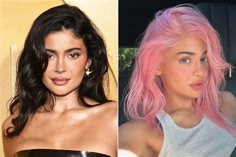 Kylie Jenners Pink Hair Makes A Comeback In New Barbiecore Selfies ‘remember Me Yahoo Sport