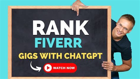 How To Rank Your Fiverr Gigs With Chatgpt In Youtube