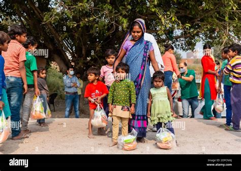 Noida Uttar Pradesh India November 2020 Portrait Of Indian Woman From Village Area With