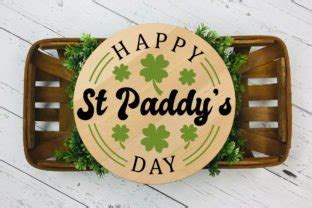 Happy St Paddy S Day Farmhouse Sign Svg Graphic By Craftlabsvg