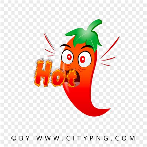 Vector Cartoon Chili Pepper Hot HD PNG Citypng