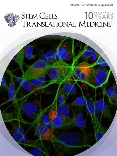 Front Cover Stem Cells Translational Medicine Wiley Online