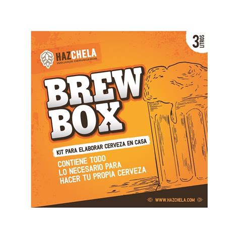 BREWBOX 3L HAZ CHELA MALTA LUPULO LEVADURA INSUMOS CERVECEROS