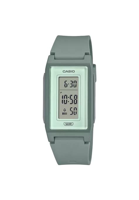 Buy CASIO Casio Women S Digital Watch LF 10WH 3 With Green Resin Strap