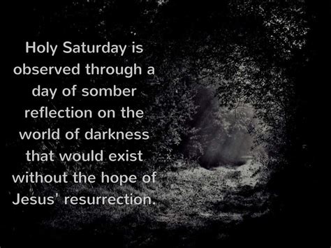 Holy Black Saturday