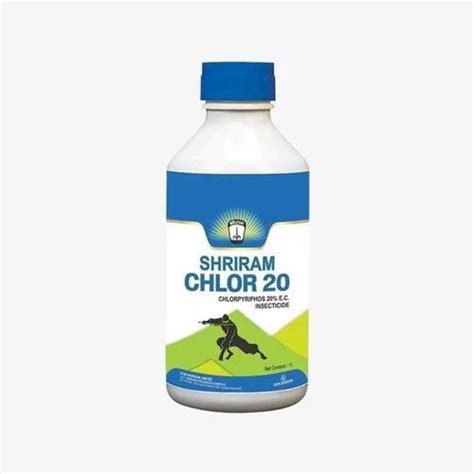 Liquid Shriram Chlorpyriphos 20 Ec Insecticide 1 Litre At Rs 340litre