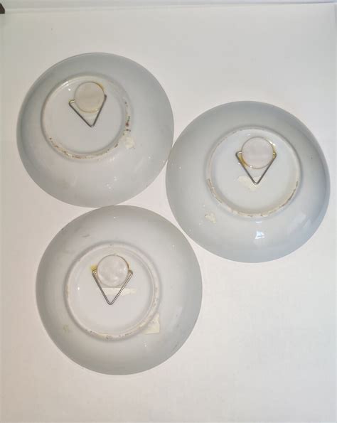 Chinese Porcelain Plates Set of Three - Etsy