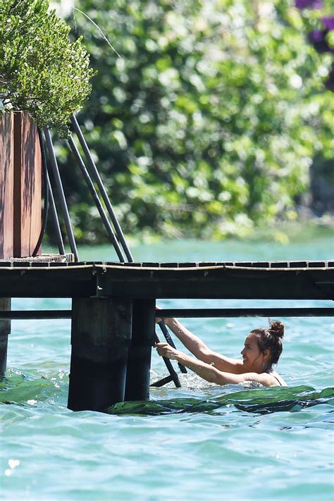 IRINA SHAYK In Bikini On Vacation At Garda Lake In Italy 07 17 2016 HawtCelebs