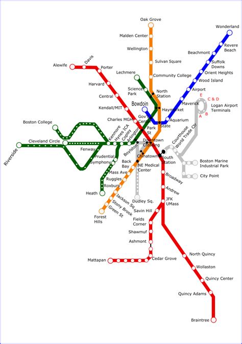 Boston Metro Map