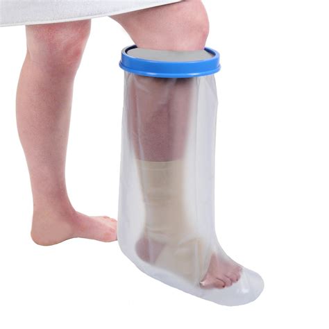 Adult Short Waterproof Leg Cast And Bandage Protector Designed To