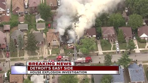 Firefighter Injured After Natural Gas Explosion Inside Detroit Home