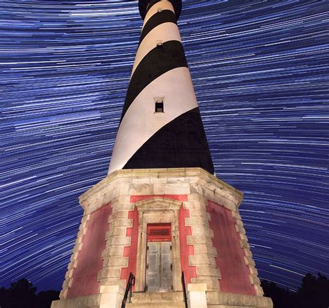 The Cape Hatteras Lighthouse In The Outer Banks Of North Carolina