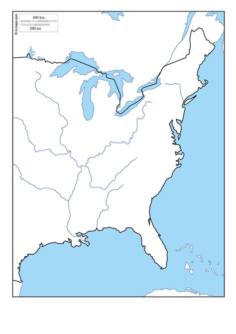 Unit 1 - Eastern US Map Diagram | Quizlet