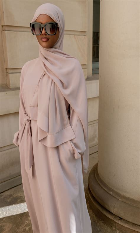 Casual Abaya Light Pink