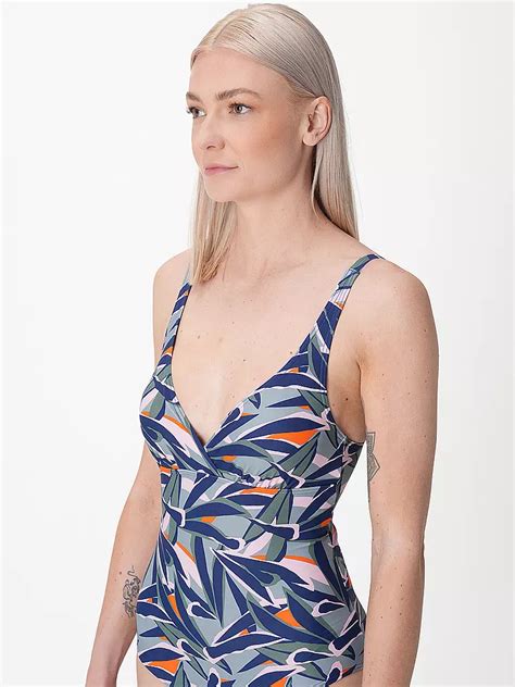 HOT STUFF Damen Badeanzug V Neck hellgrün