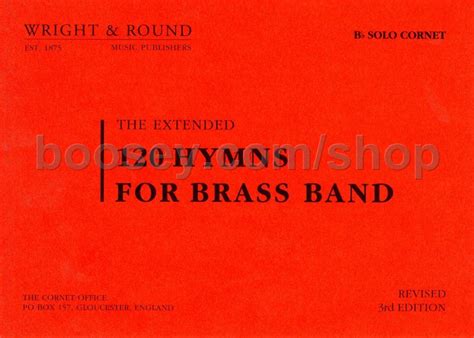 Various Hymns For Brass Band Bb Solo Cornet