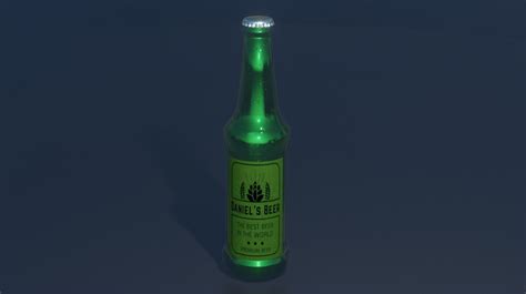 3d Model Tuborg Bottle Turbosquid 1673540