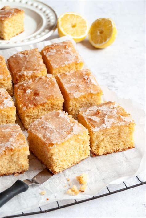 Lemon Drizzle Traybake Something Sweet Something Savoury