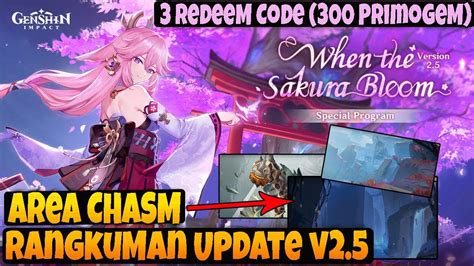 Redeem Code The Chasm Genshin Anime Rangkuman Update V