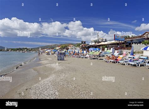 Greece Zakynthos Laganas Beach Stock Photo Alamy