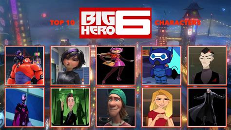 My Top 10 Favorite Big Hero 6 Characters by NeonHeroAcademia03 on DeviantArt