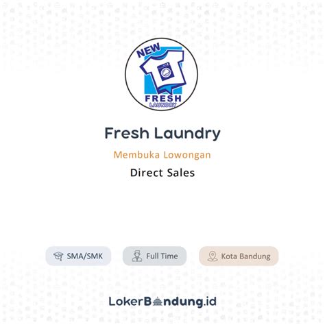 Lowongan Kerja Terbaru Di Fresh Laundry 2024 Karirglobal Id