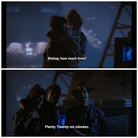 In The Movie Aliens From 1986 Ripley Asked Bishop How Much Time Is