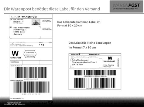 Paketaufkleber Deutsche Post Ausdrucken Pakete Die Agb Dhl Paket