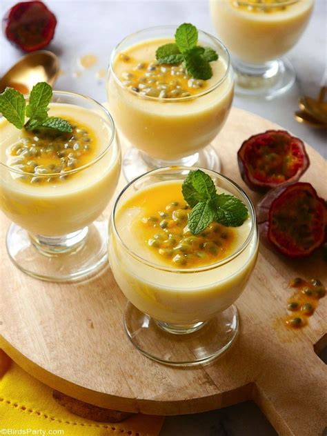 Refreshing Brazilian Passion Fruit Mousse