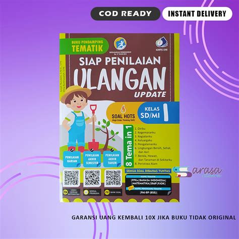 Jual Buku Pelajaran Sd Mi Siap Penilaian Ulangan Kelas Pendamping