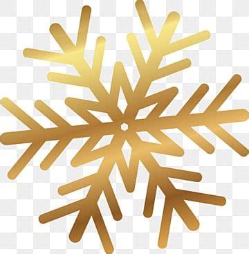 Gold Snowflakes Vector Art Png Gold Snowflake Gold Snow Golden Vector