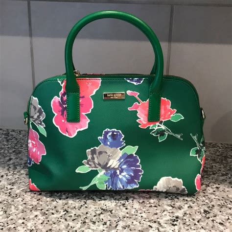 Kate Spade Bags Kate Spade Green Floral Rachelle Bag Poshmark