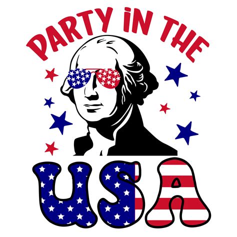 Party In The Usa Svg 4th Of July Svg Independence Day Svg Inspire Uplift